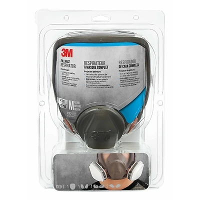 P95 Paint Project Full Face Respirator Black Size M 1 Pk Model 68p71p1-dc