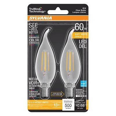 Truwave B10 E12 Led Bulb Soft White 60w Equivalence 2 Pk - 40757