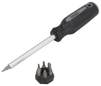 8-in-1 Telescoping Driver And Bit Set With Cushion Grip Handle