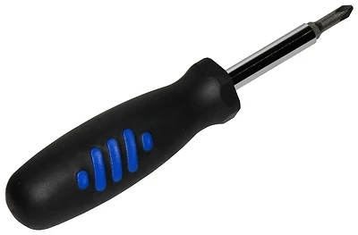 Vulcan JL-16-410 Multi-Bit Screwdriver, Slotted: 3/16 in, 1/4 in, Phillips: #1, #2, Nutdriver: 1/4 in, 5/16 in Drive