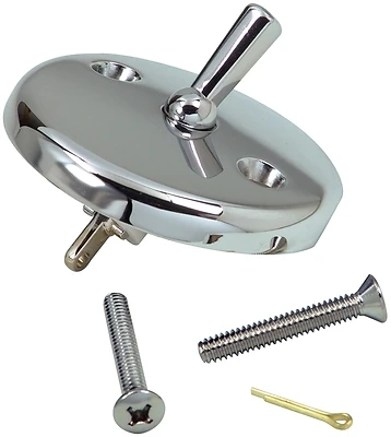 Danco 80991 Overflow Faceplate With Trip Lever, Chrome, 2 In. Dia.