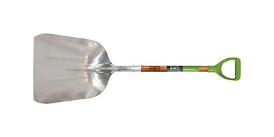 24.5 In. D-handle Aluminum Scoop Shovel With Hardwood Handle