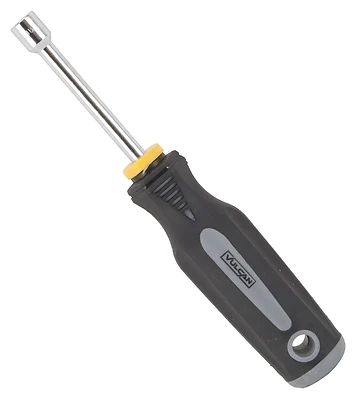 Vulcan MC-SD40 Nut Driver, 8mm, 7 In. OAL, Cushion Grip