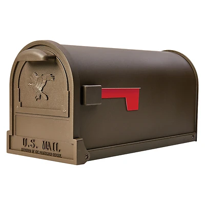 Gibraltar Mailboxes AR15T0AM Arlington Post-Mount Mailbox, Large, Galvanized Steel