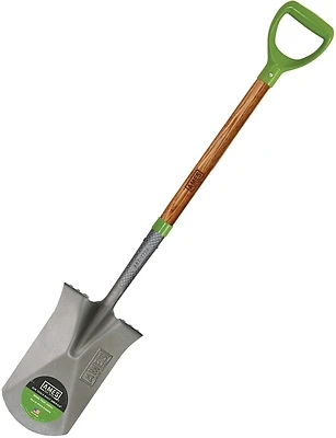 Steel Garden Spade With Hardwood D-handle, 8.25 In. W X 24 In. L