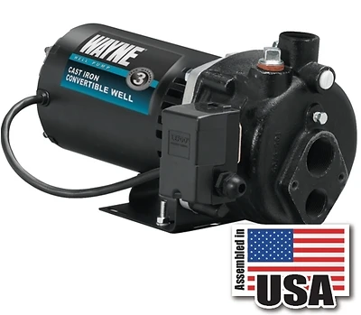 Cws50 1/2 Hp Cast Iron Convertible Water Well Jet Pump For Deep Wells