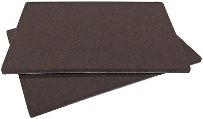 Hardware 9860 Heavy Duty Self-adhesive Felt Pads 4-1/4 X 6 In. Brown 2 Pk