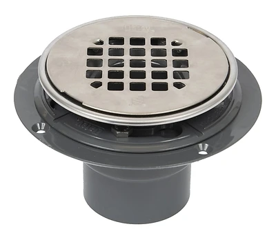 130 Series Pvc Shower Drain With Strainer For Tile And Marble Showers
