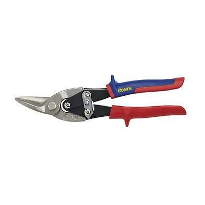 Irwin 2073111 Aviation Snips, 10 In., Straight Cut, 18 Ga. Steel
