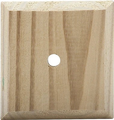 4 In. W X 4 In. L Prefinished Brown Pine Post Cap - Model 116