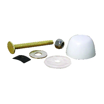 Toilet Bolt Caps Set With Plastic And Steel Components For Universal Fit