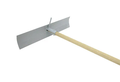Marshalltown 13877 QLT Steel Concrete Placer, 4 In. X 19 In. Blade, Hardwood Handle