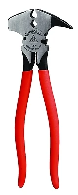 10-7/16 Inch Heavy-duty Fence Tool Plier With Cushion Grip