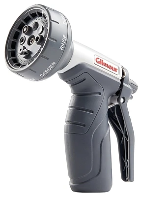 Gilmour 821012-1001 Rear Control Hose Nozzle, 5 Spray Patterns, Poly