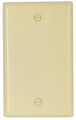 2129la 1 Gang Standard Size Blank Wall Plate, Light Almond, Pack Of 25