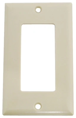 Eaton 2151V-BOX 1 Gang Standard Decorator Wall Plate, Ivory, 2.75 x 4.5 in