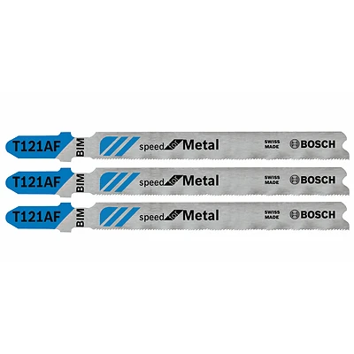 3-5/8 In. Bi-metal T-shank Wavy Jig Saw Blade 21 Tpi 3 Pk For Metal Cutting
