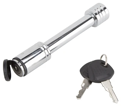 Hbb07 Straight Pin Lock, 5/8 In Diameter, 5-1/2 In Overall Length, Steel Chrome Finish