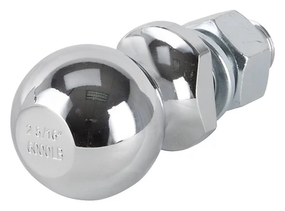 Vulcan HBB11 Hitch Ball, 2-5/16 In Dia, 1 In Shank, 6,000 Lb Capacity