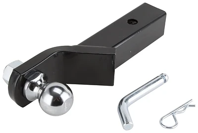 Hbb03 Trailer Ball And Hitch Kit, 3-piece Steel, Chrome And Powder Coated Finish