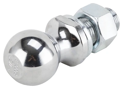 Td-06 Hitch Ball, 1-7/8 In Diameter, 1 In Diameter Shank, 2,000 Lb Capacity
