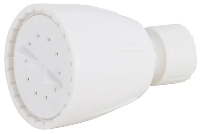 S1210201wh Adjustable Spray Shower Head, 2 Gpm, White Plastic