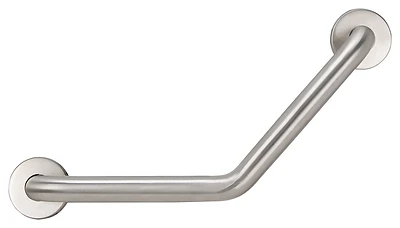 Boston Harbor YG01-01-1.5 Angled Grab Bar, Stainless Steel, 16 In.