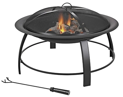 Klf-150031 30 In Round Steel Fire Pit For Outdoor Living