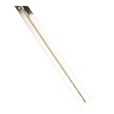 Continuous Hinge 1-1/2 In X 72 In Bright Nickel Steel