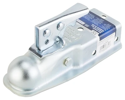21004 Trailer Coupler, 2000 Lb Towing Capacity, 1-7/8 In Ball, Lever Latch