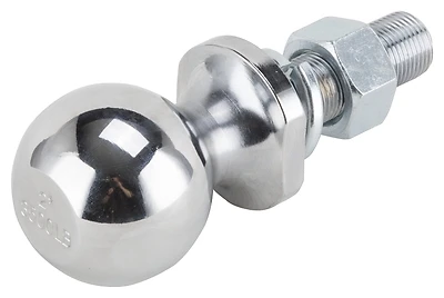 Td-04 Hitch Ball, 2 In Diameter, 3/4 In Shank, 3,500 Lb Towing Capacity