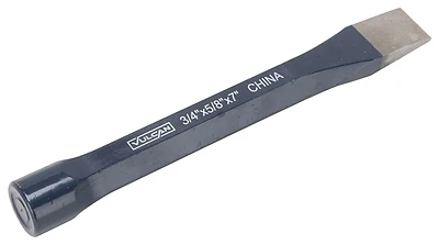 Heavy-duty Cold Chisel, 3/4 In Tip, 7 In Overall Length, Chrome Alloy Steel