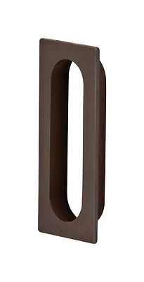 3-1/8 In. L Oil Rubbed Bronze Brass Flush Pull - Model 222b10b