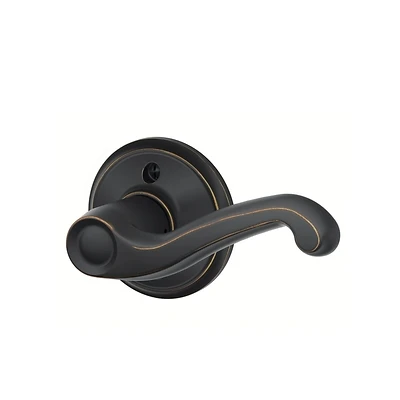 Aged Bronze Dummy Lever Right Handed F170vfla716rh Residential Door Hardware