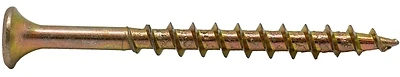 2-1/2 Inch #9 Yellow Zinc Star Drive Screws - 25 Pound Box