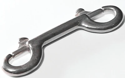 163m Double End Bolt Snap 4-5/8 In Zinc Malleable Iron With 3/8 In Opening
