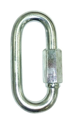 1-3/8 In. L Zinc-plated Stainless Steel Quick Links 132 Lb Working Load