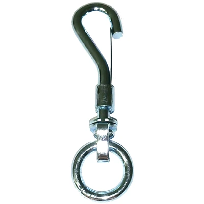 3/4 In. Diameter X 4-1/2 In. Length Zinc-plated Steel Spring Snap 80 Lb Working Load