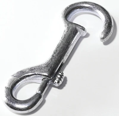 230 Rigid Open Eye Bolt Snap, 3/8 In, 5/16 In Opening, 40 Lb Capacity