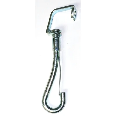 Baron 1407 Zinc-Plated Steel Swivel Spring Snap, 5/16 In. x 3-3/8 In., 60 Lb