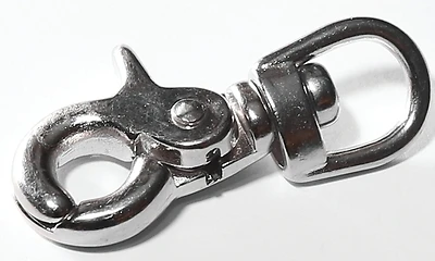Baron 5013-3/8 Trigger Snap, 3/8 In. x 2-1/2 In., Nickel-Plated Steel, 40 Lb
