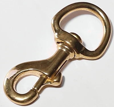 Baron 225B-1 1/4 Bolt Snap, Polished Bronze, 120 Lb, 4-7/8 In.
