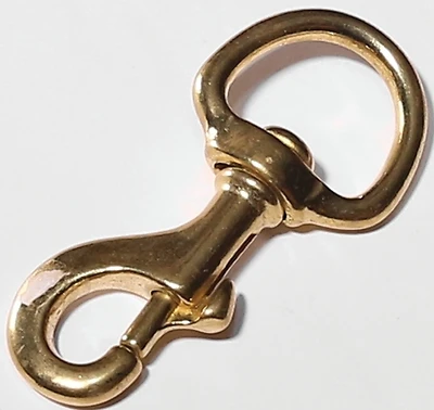 Baron 225B-1 Bolt Snap, Polished Bronze, 240 Lb, 3-5/8 In.