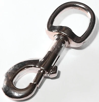 3/4 In. Diameter X 3-1/2 In. Length Nickel-plated Steel Bolt Snap 11 Lb Working Load