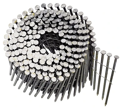 2-3/8 In. X 0.113 In. 15 Degree Wire Weld Brite Ring Shank Coil Nails 3000 Pk