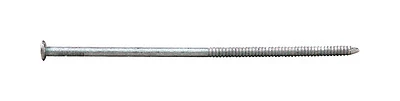 6 In. Galvanized Pole Barn Nail 5 Lb - 60d Steel Ring Shank