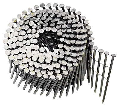 2-3/8 In. X 0.113 In. 15 Degree Wire Weld Smooth Shank Coil Framing Nails 3000 Pk