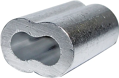 Campbell 7670824 Aluminum Cable Ferrule Sleeve, 1/8 In.