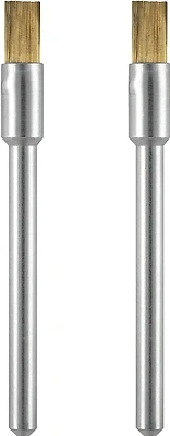 1/8 In. X 1-3/4 In. L Metal Brush 2 Pk, Non-sparking, Ideal For Soft Metals