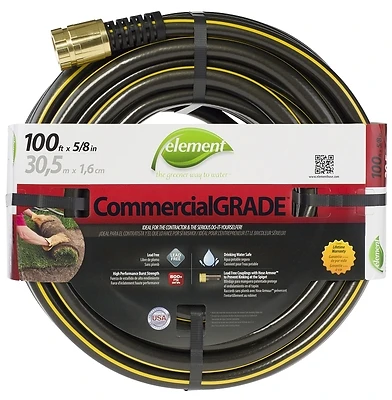 Industrialpro 5/8 In. Diameter X 100 Ft. Lead Free Garden Hose